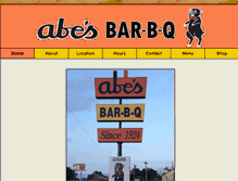 Tablet Screenshot of abesbbq.com